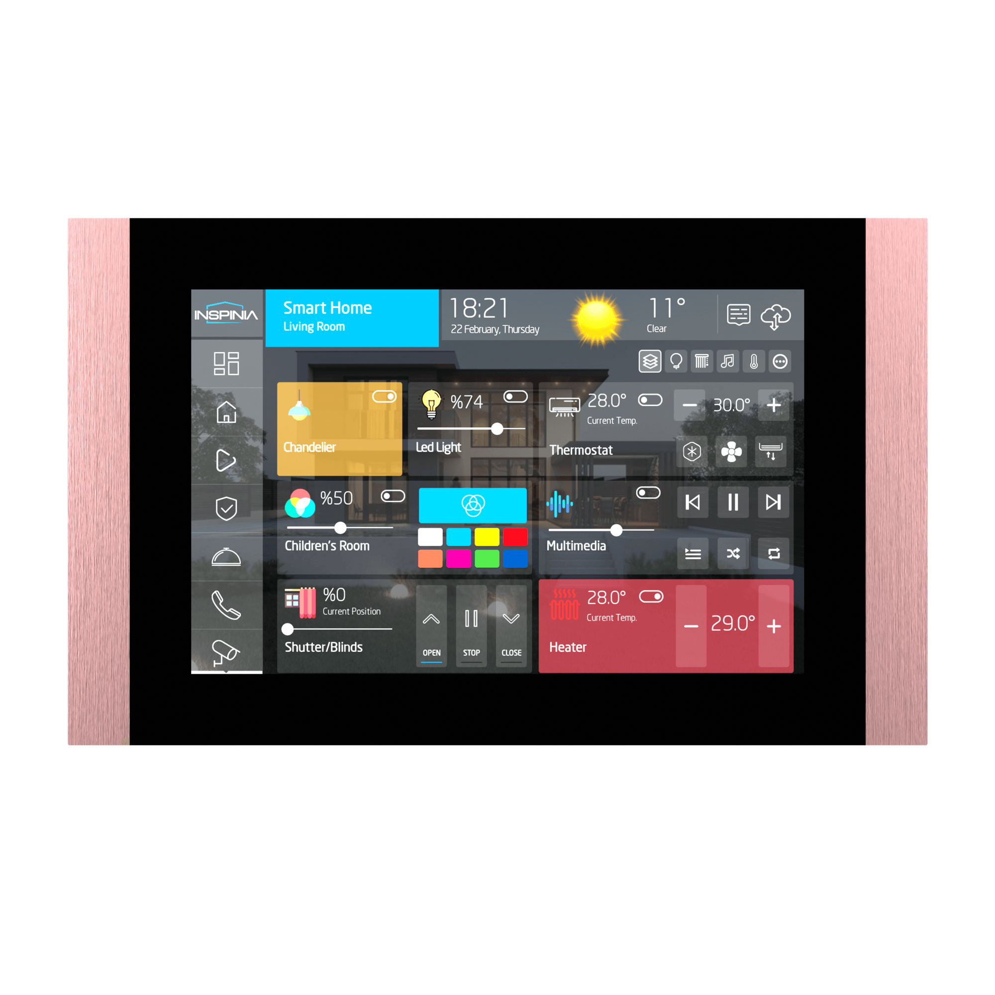 INSPINIA 10 SQ Touch Panel